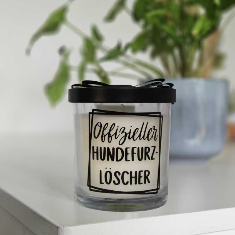 Duftkerze "Offizieller Hundefurz-Löscher"