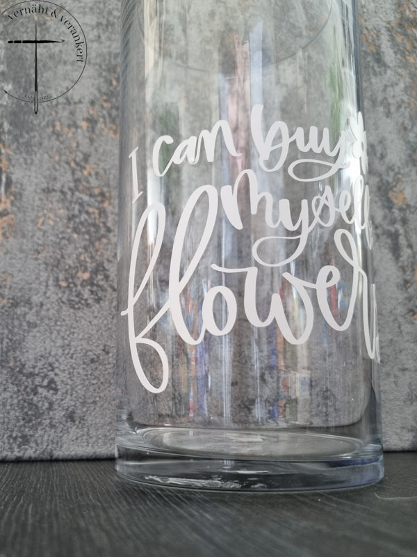 Humorvolle Vase für Selbstverwöhnung - Verleihen Sie Ihrem Zuhause eine besondere Note