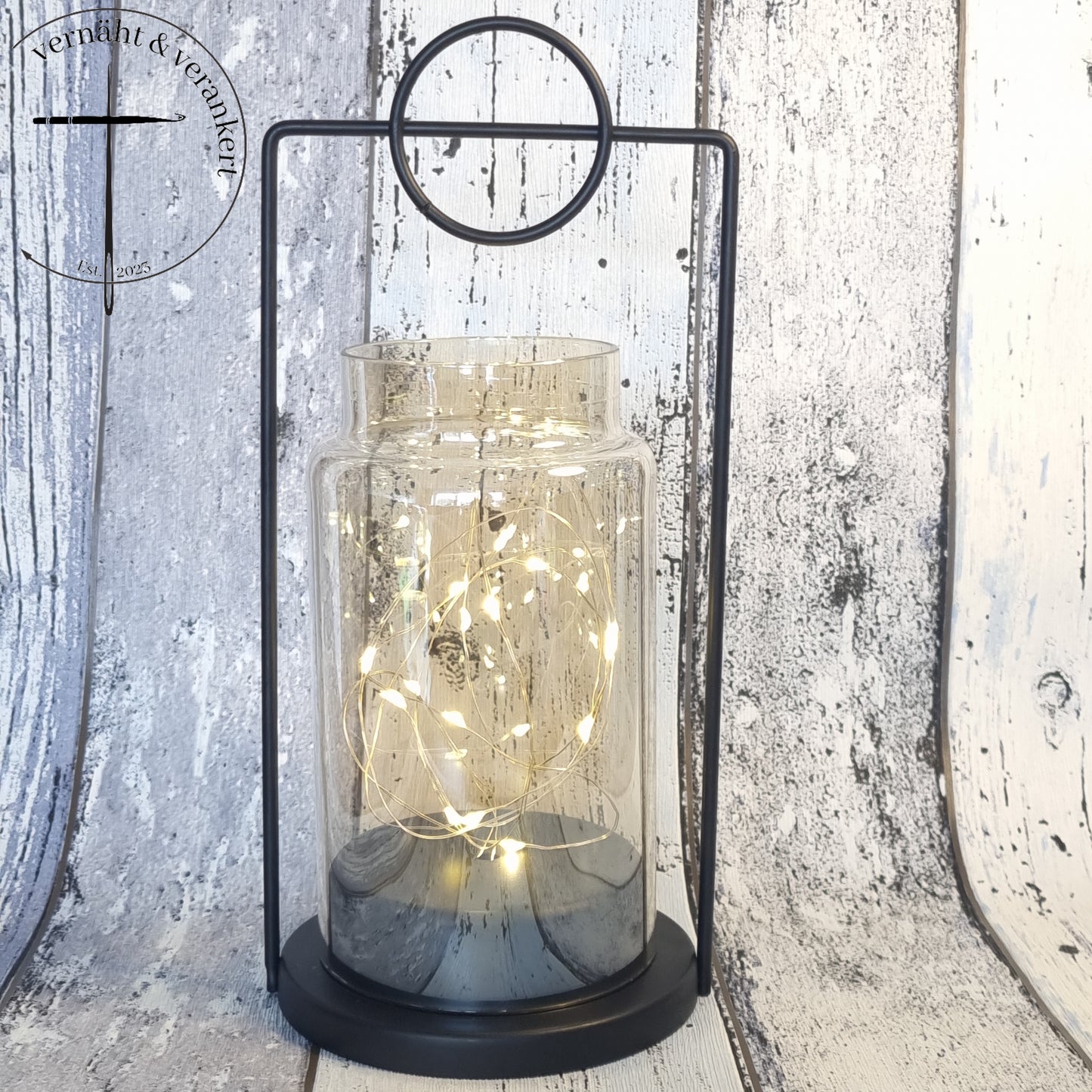 Magische LED-Laterne mit Persönlichem Spruch - Perfekt für Ihr Zuhause *Personalisieren*