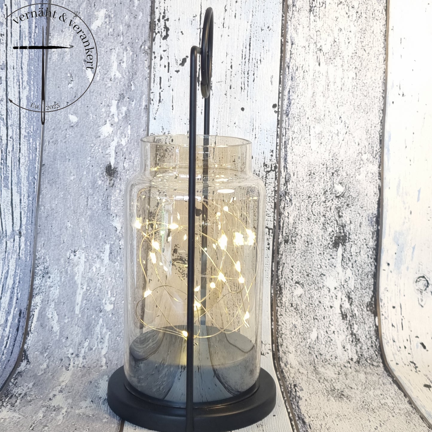 Magische LED-Laterne mit Persönlichem Spruch - Perfekt für Ihr Zuhause *Personalisieren*