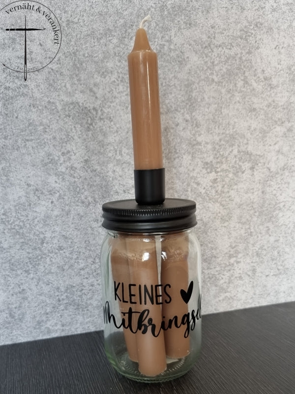 Kerzenglas 'Mitbringsel': Verbreiten Sie Glück und Gemütlichkeit
