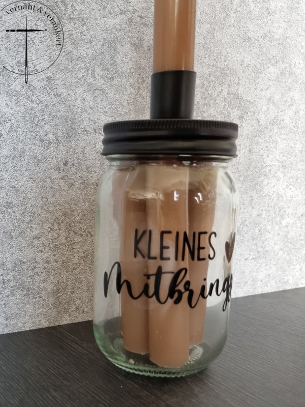 Kerzenglas 'Mitbringsel': Verbreiten Sie Glück und Gemütlichkeit