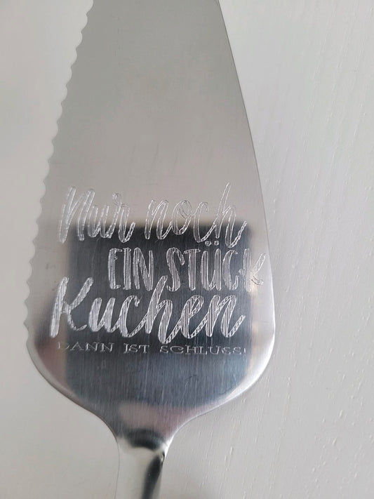 Humorvoller Kuchenheber aus Edelstahl - Perfekt für Backliebhaber