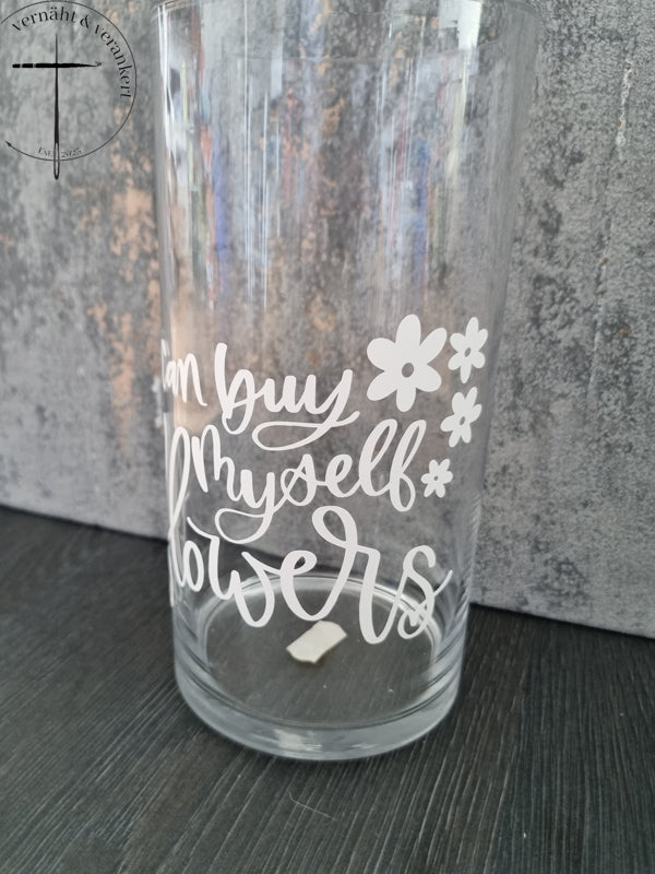 Humorvolle Vase für Selbstverwöhnung - Verleihen Sie Ihrem Zuhause eine besondere Note