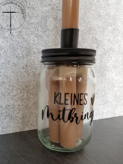 Kerzenglas 'Mitbringsel': Verbreiten Sie Glück und Gemütlichkeit